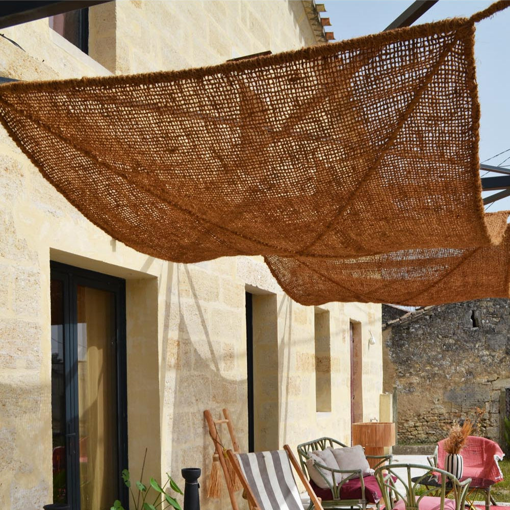 TRIANGLE coconut fiber shade sail