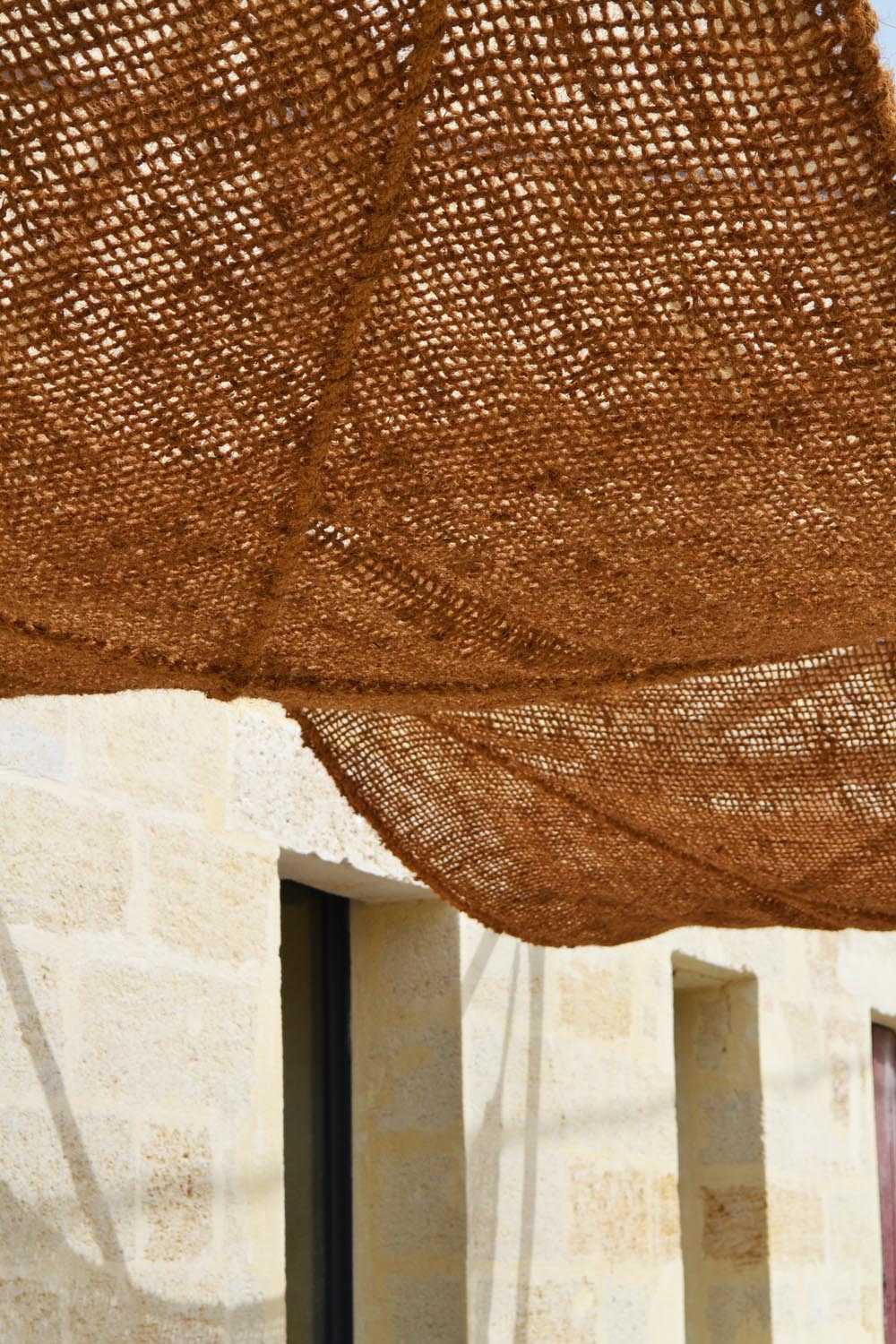 TRIANGLE coconut fiber shade sail