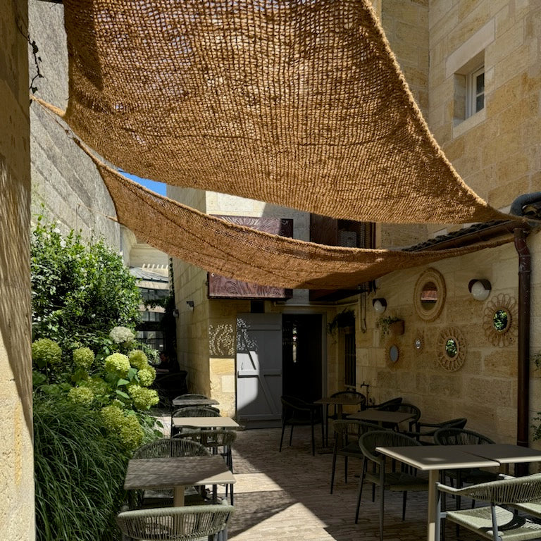 TRIANGLE coconut fiber shade sail